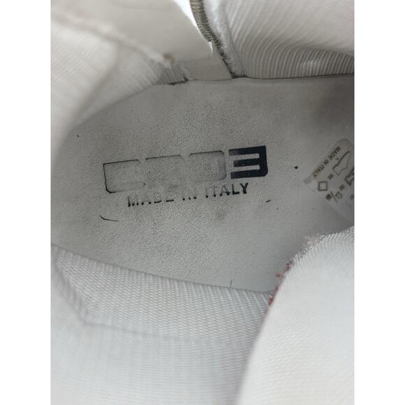 Christian Zerotre CALIPSO 300 Fuxia Leather Red High Top Sneakers Size 37 Italy - Picture 8 of 13